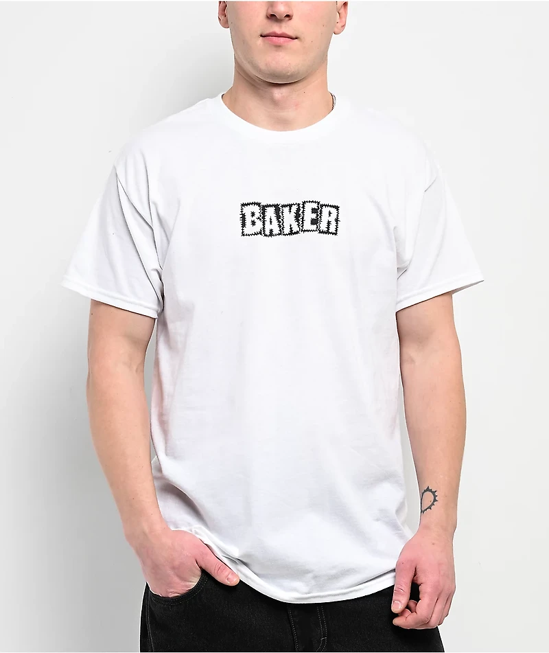 Baker Library Card White T-Shirt