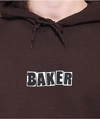 Baker Logo Brown Hoodie