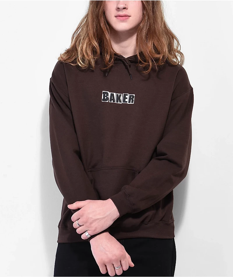 Baker Logo Brown Hoodie
