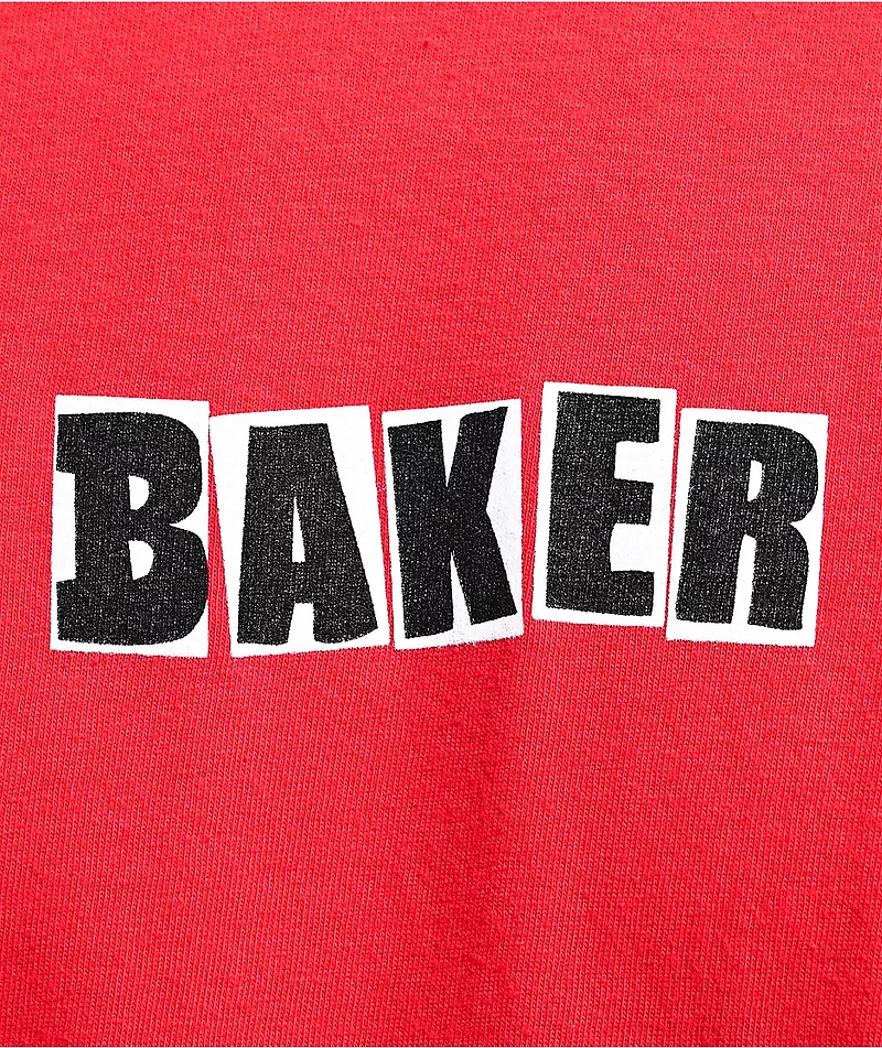 Baker Logo Red Wash T-Shirt