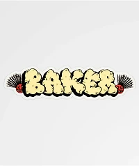 Baker Multi Sketch Logo Sticker