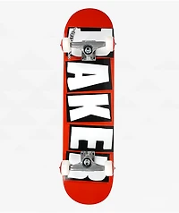 Baker Red & White Logo 7.75" Skateboard Complete