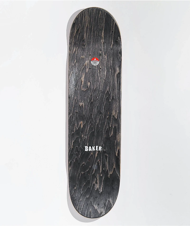 Baker White Brand Logo 8.25" Skateboard Deck