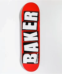 Baker White Brand Logo 8.25" Skateboard Deck