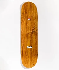 Baker White Brand Logo 8.5" Skateboard Deck