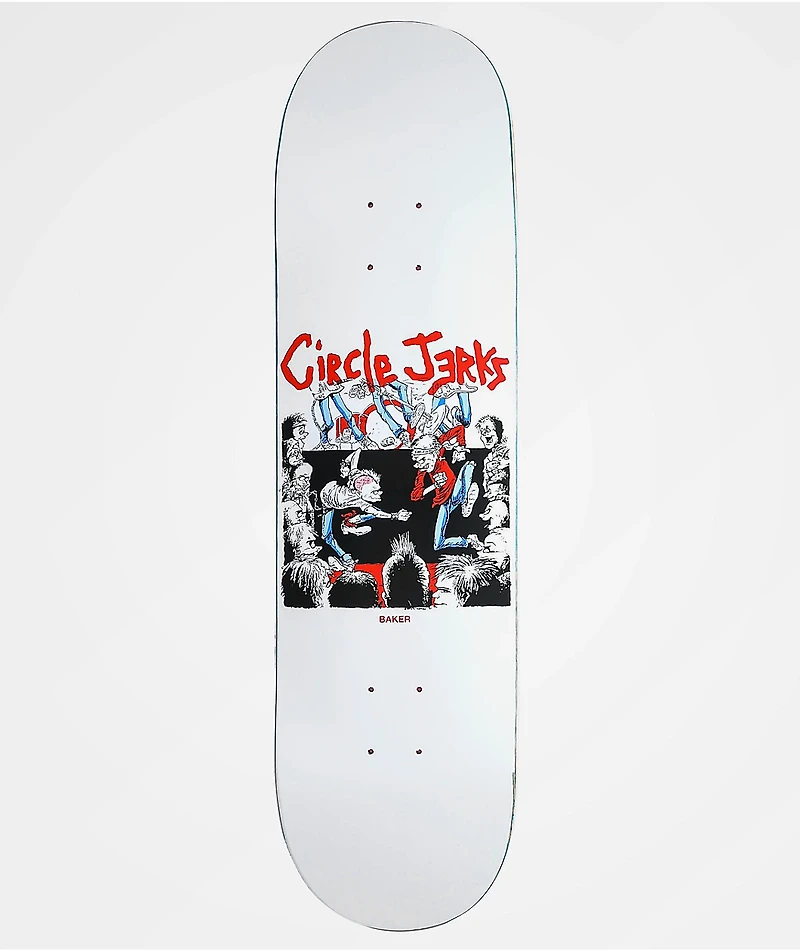 Baker x Circle Jerks T-Funk 8.25" Skateboard Deck