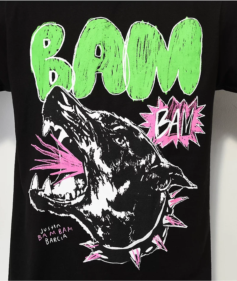 Bam Collar Black T-Shirt