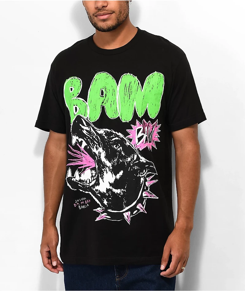 Bam Collar Black T-Shirt