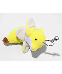 BanDan Banana Dolphin Plush Keychain
