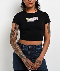 Barbie It's Me Black Crop T-Shirt