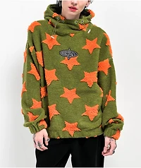 Basic Pleasure Mode Starborg Moss Fleece Hoodie