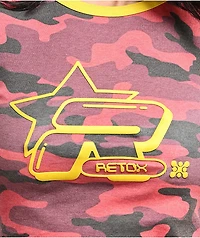 Basic Pleasure Mode Strawberry Camo Red T-Shirt