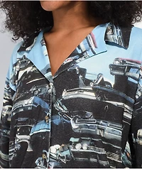 Basic Pleasure Mode Wasteland Short Sleeve Button Up Shirt