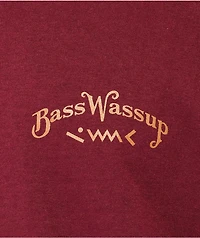 Basswassup Gift Burgundy T-Shirt