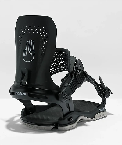 Bataleon Chaos Asymwrap Black Snowboard Bindings 2023