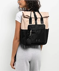 Bearpaw Small Flap Top Mauve Tote Backpack