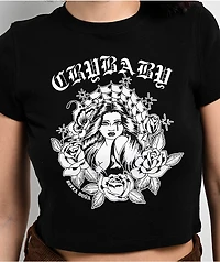 Bella Dona Crybaby Black Crop T-Shirt
