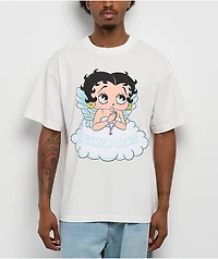 Bella Dona x Betty Boop Angel Betty White T-Shirt
