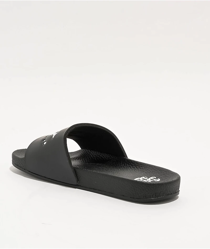 Bella Donna Cry Baby Black Slide Sandals