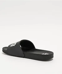 Bella Donna Sad Girl Black Slide Sandals