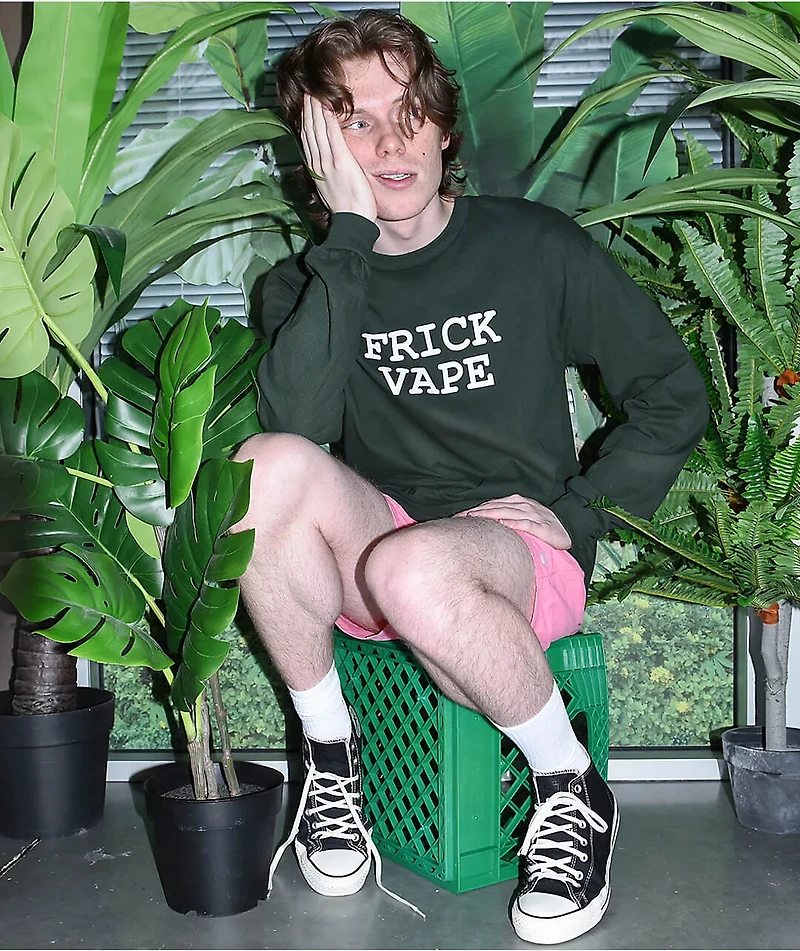 Benitez by Baylen Levine Frick Vape Green Long Sleeve T-Shirt