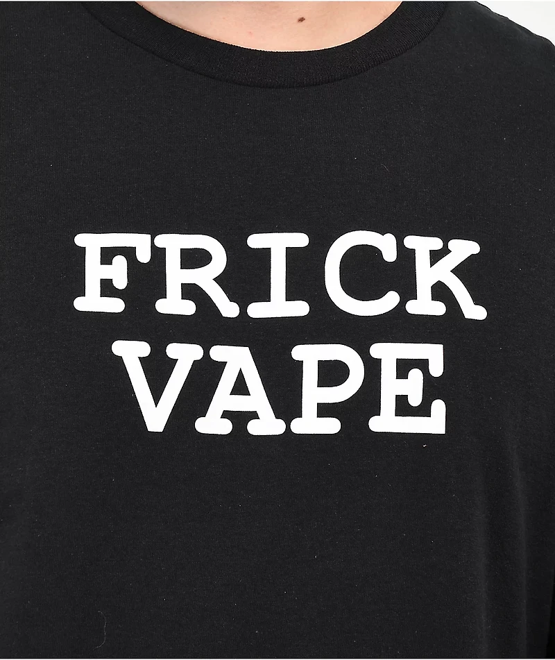 Benitez by Baylen Levine Frick Vape Long Sleeve Black T-Shirt