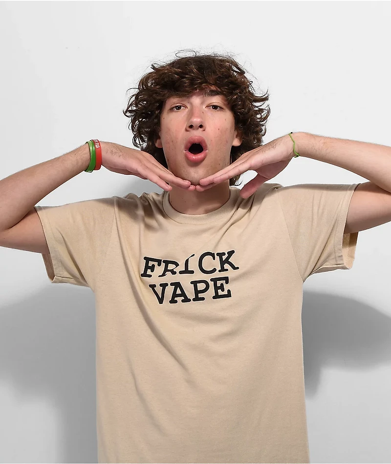 Benitez by Baylen Levine Frick Vape Sand T-Shirt