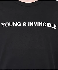 Benitez by Baylen Levine Young & Invincible Black T-Shirt