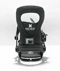Bent Metal Bolt Black Snowboard Bindings