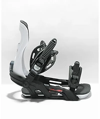 Bent Metal Bolt White Snowboard Bindings