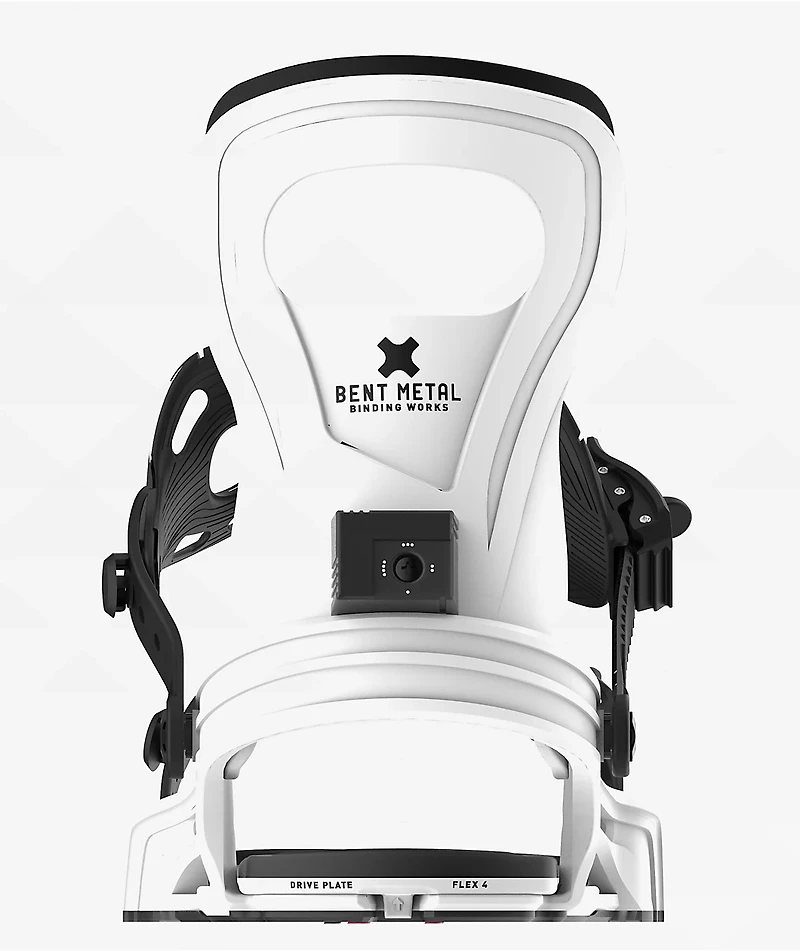 Bent Metal Bolt White Snowboard Bindings 2026