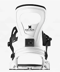 Bent Metal Bolt White Snowboard Bindings 2026
