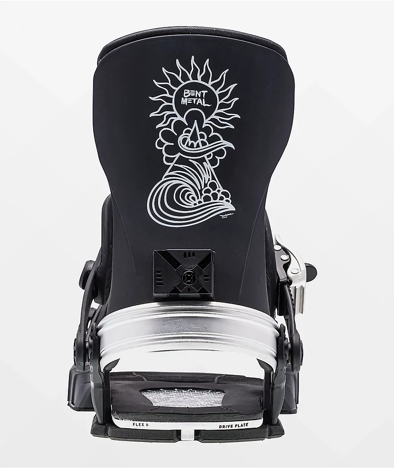 Bent Metal Transfer Jamie Lynn Black Snowboard Bindings 2024