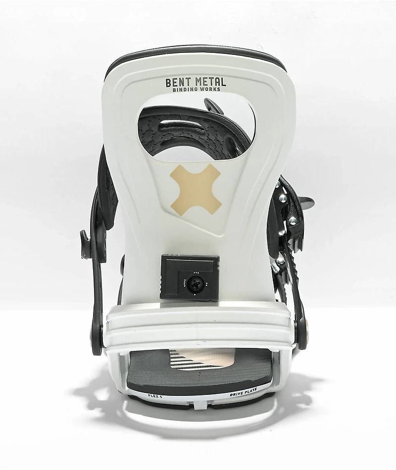 Bent Metal Women's Metta White Snowboard Bindings 2023