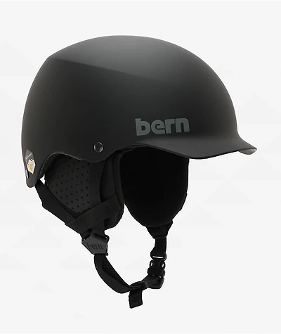 Bern Baker Matte Black Snowboard Helmet