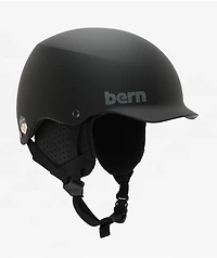 Bern Baker Matte Black Snowboard Helmet