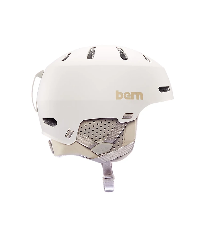 Bern Macon Classic White Snowboard Helmet