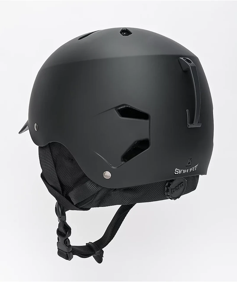Bern Watts 8-Track Black Snowboard Helmet