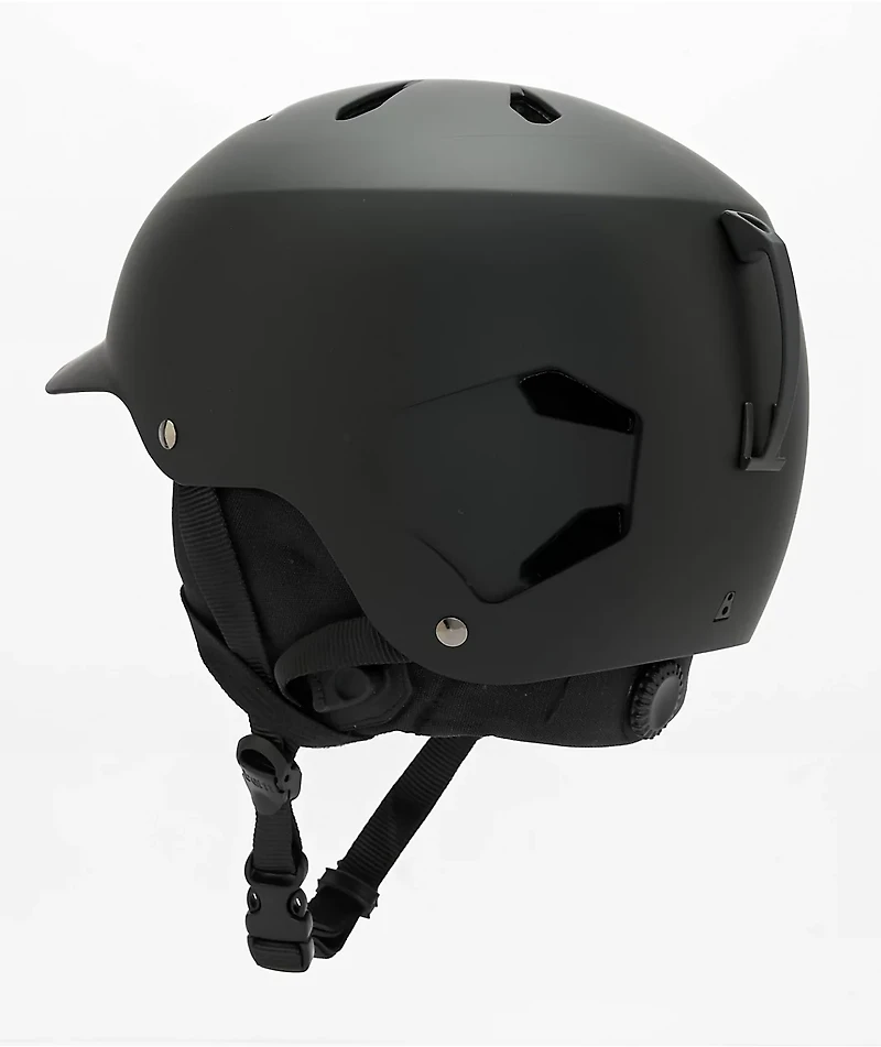 Bern Watts 8-Tracks Matte Black Snowboard Helmet