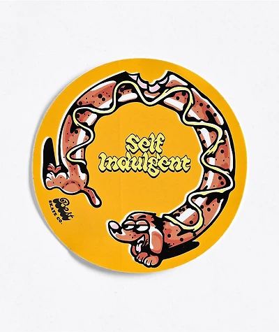 Best Skate Co. Hot Dawg Yellow Sticker