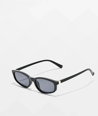 Bethany Black Mini Sunglasses