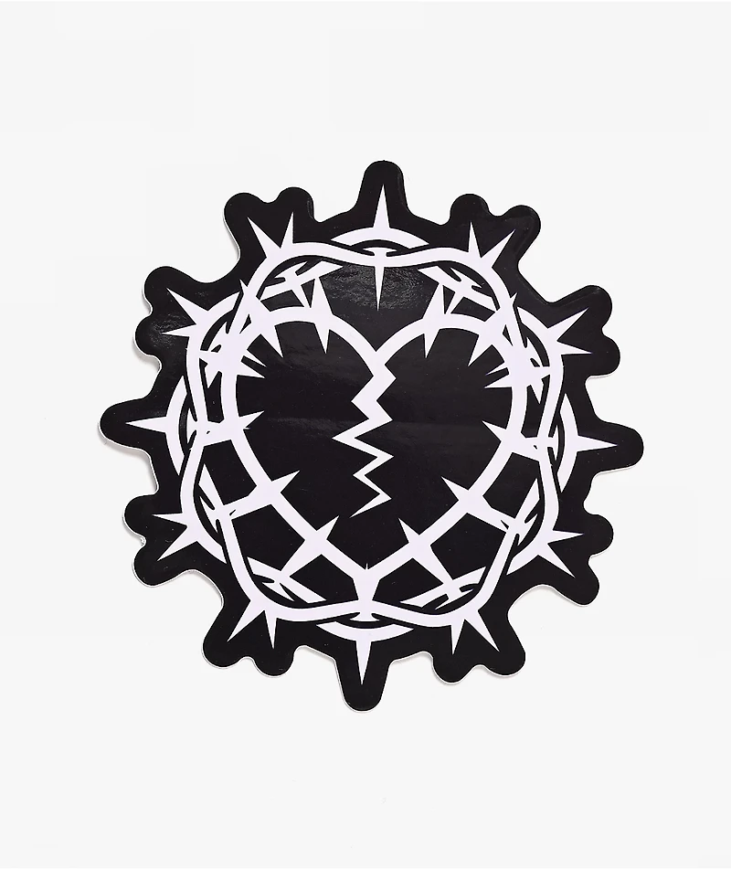 Beverly Hills Broken Hearts Heart Wreath Sticker