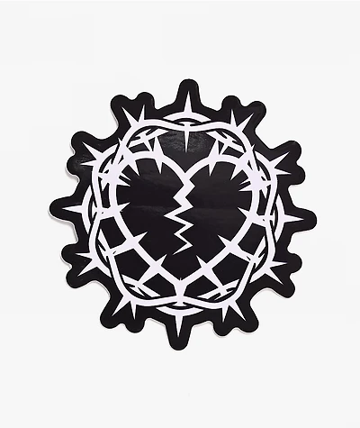 Beverly Hills Broken Hearts Heart Wreath Sticker