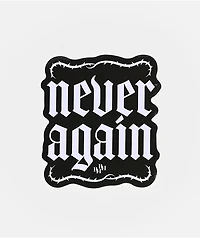 Beverly Hills Broken Hearts Never Again Sticker
