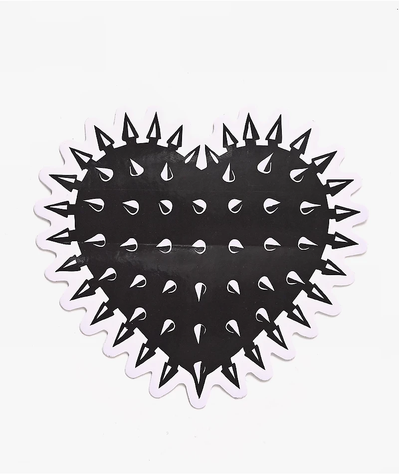 Beverly Hills Broken Hearts Studded Heart Sticker