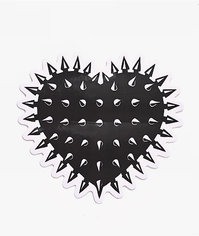 Beverly Hills Broken Hearts Studded Heart Sticker