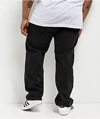 Beyond Medals Black Loose Straight Leg Jeans