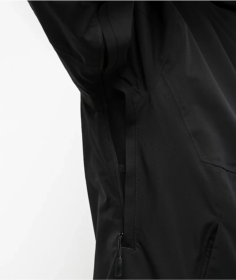 Beyond Medals Full Zip Black 15K Snowboard Jacket