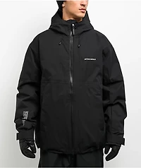 Beyond Medals Full Zip Black 15K Snowboard Jacket