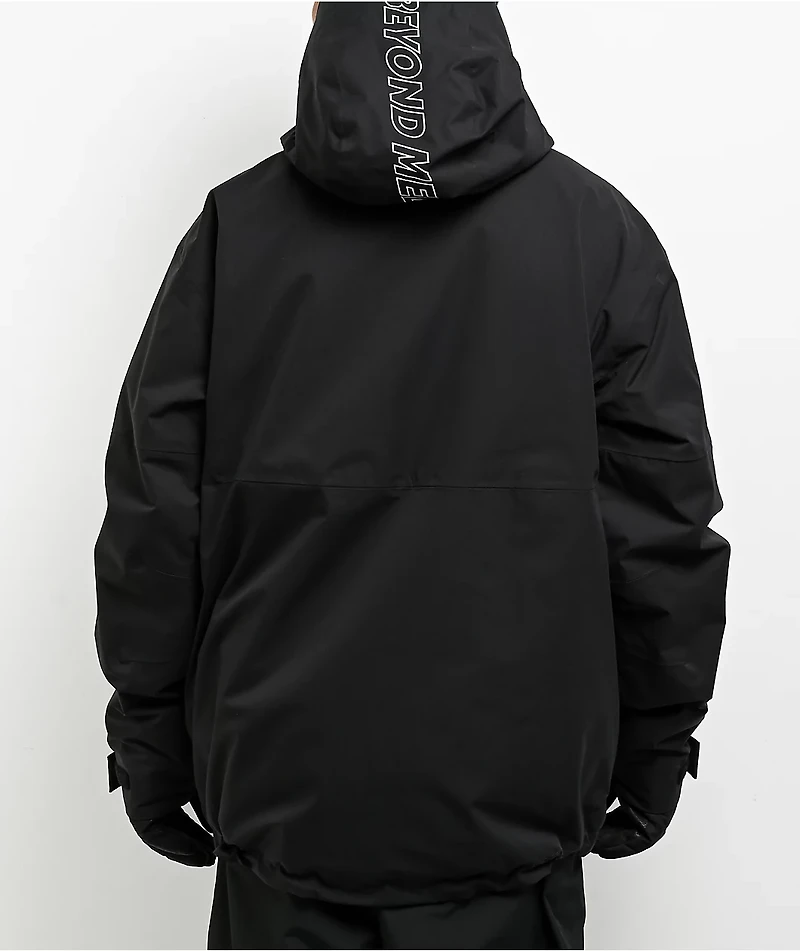 Beyond Medals Full Zip Black 15K Snowboard Jacket